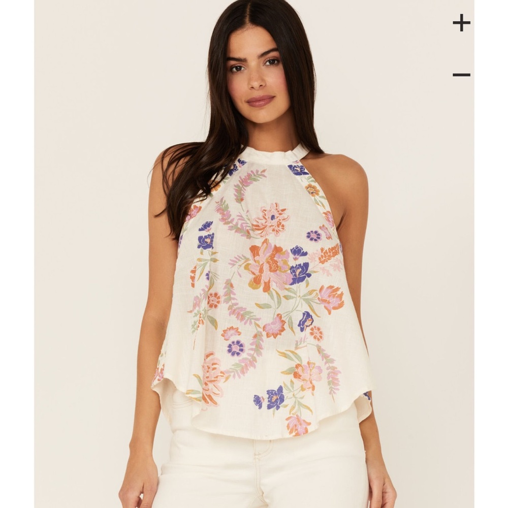 Free People Emily Halter Top